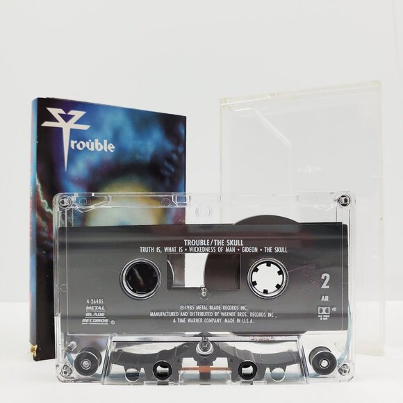 Trouble The Skull Cassette Tape Doom Metal 80s Vintage 1985 Tested - Picture 4 of 7